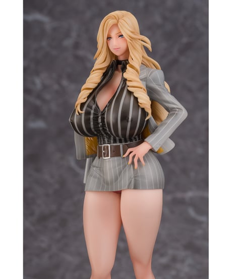 【予約】ギャル姉社長とハーレムオフィス 錦織 愛(グレースーツVer.)健全Ver. 　1/7スケール　塗装済み完成品　［ダイキ工業］
