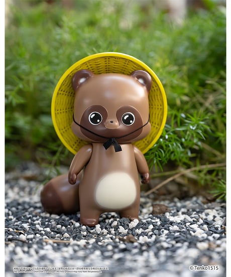 Chibi Creature ぽnきち　塗装済みソフビフィギュア　二尾の小狐　[エンバートイズ]
