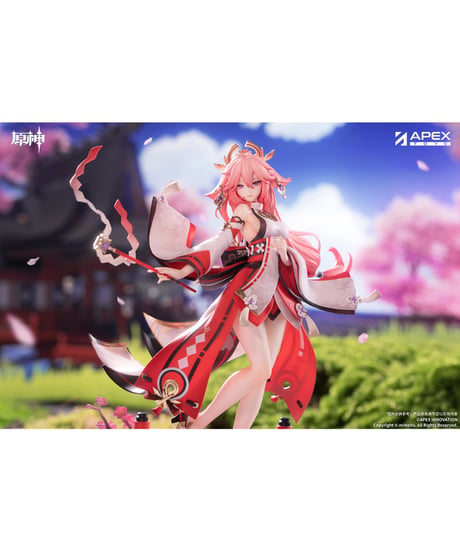 【予約】原神 八重神子・浮世笑百姿Ver.　1/7スケール　塗装済み完成品　［APEX-TOYS］