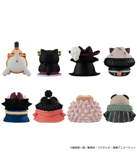 【予約】【送料無料】MEGA CAT PROJECT ワンピース ニャンピースニャーン！ ルフィと王下七武海【再販】　8個入り1BOX　［メガハウス］