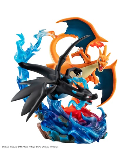 【予約】G.E.M.EXシリーズ ポケットモンスター メガリザードンX＆メガリザードンY　 彩色済み完成品フィギュア　[メガハウス]