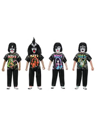ベン・クーパー オリジナル/ ハロウィン コスチューム キッズコレクション 6インチ アクションドール: KISS（キッス）コスチューム 4種セット　［ネカ］