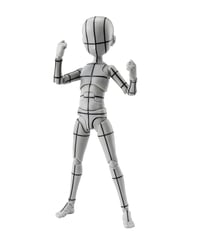 【予約】【送料無料】S.H.Figuarts ボディくん -杉森建- Edition-ワイヤーフレーム-(Gray Color Ver.)　［バンダイ］　【8月発売予定】