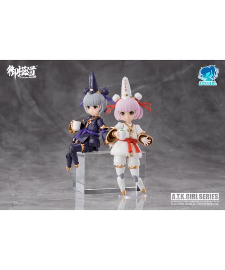 御模道(EASTERN MODEL) ENDLESS NIGHTシリーズ 黒白無常(こくはくむじょう) 小七&小八 1/12スケールプラスチックモデルキット 通常版