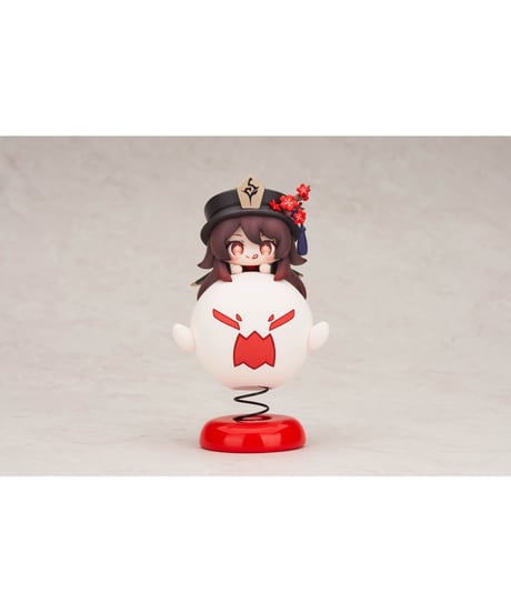 原神 胡桃 ちびキャラゆらゆらスタンド（再販）　PVC＆ABS製塗装済み完成品　［APEX-TOYS］