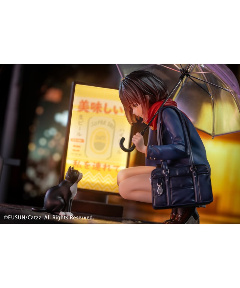 予約】「雨の日」——出会い Illustrated by Catzz 1/7 完成品フィギュ