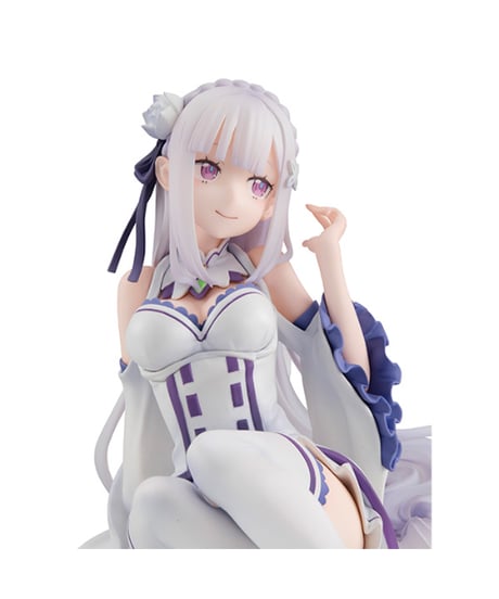 Melty Princess Re:ゼロから始める異世界生活 てのひら エミリア　彩色済みフィギュア　［メガハウス］