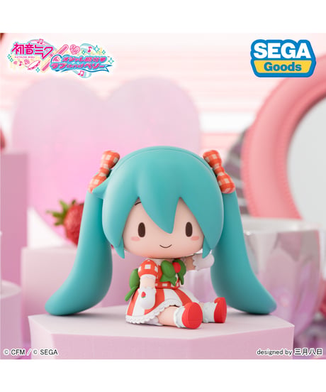 初音ミク×オシャレ魔女 ラブ and ベリーふわぷち　デフォルメフィギュア　ラブリーストロベリー　［セガ フェイブ］