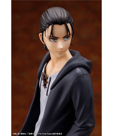 【予約】OSHI WORKS エレン・イェーガー The Final Season ver.　PVC塗装済み完成品　進撃の巨人 The Final Season　[コトブキヤ]
