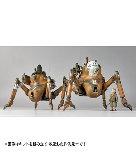 ARTPLA マシーネンクリーガー グラジエーターG1/G2＆スマイル エディ・アムゼル　1/35スケール　プラスチックモデルキット　［海洋堂］