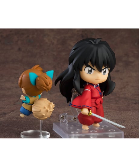 ねんどろいど 犬夜叉 朔の日Ver. & 七宝　塗装済み可動フィギュア