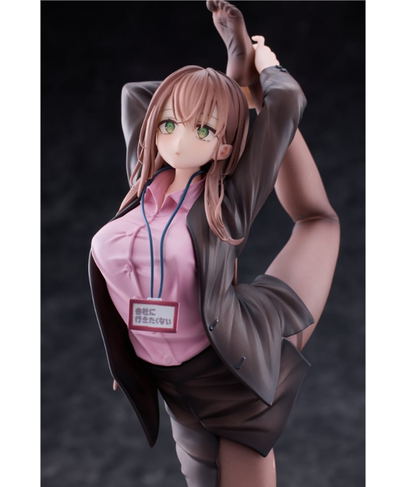 意外と体が柔らかい会社に行きたくないOLちゃん ピンクVer. 1/6 完成品