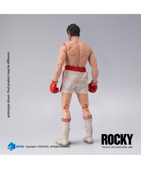 【予約】ロッキー 1/12 アクションフィギュア ロッキー・バルボア　［ハイヤトイズ］
