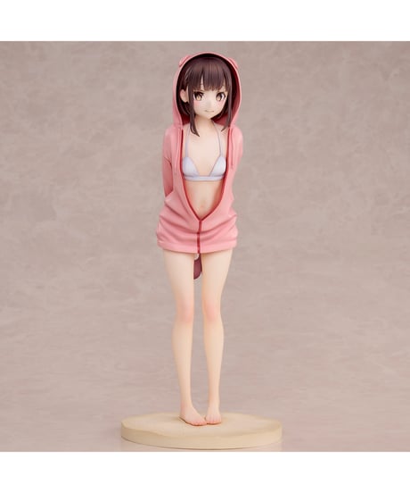 jonsunイラスト『水着パーカー ミサキ』　彩色済み完成品フィギュア