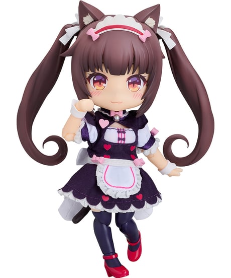 【予約】ねんどろいどどーる ショコラ　塗装済み可動フィギュア　ネコぱら セカイコネクト　［グッドスマイルカンパニー］
