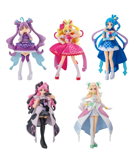 キミとアイドルプリキュア♪キューティーフィギュア　10個入り1BOX　［バンダイ］