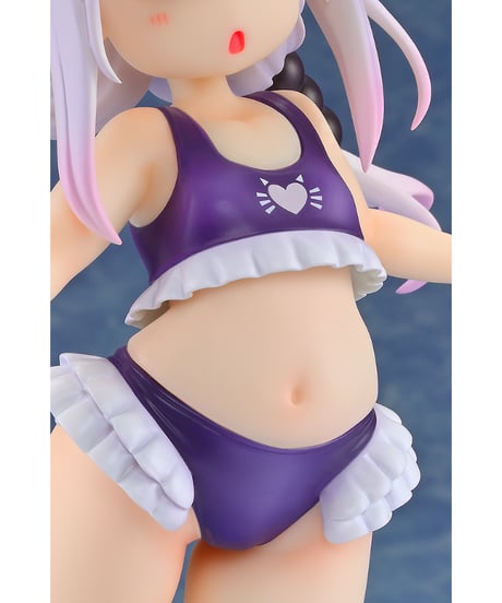 カンナカムイ はまべでウキウキ水着Ver.（紫）　1/6スケール　塗装済み完成品　小林さんちのメイドラゴン　［回天堂］