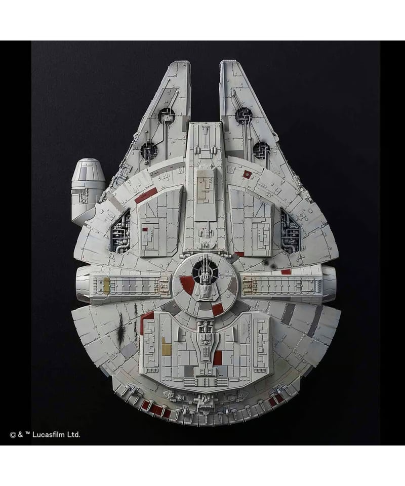 スター・ウォーズ ミレニアムファルコン 84 【模型 フィギュア】N &Kネット Bandai x Star Wars The Force Awakens: 1/144 MILLENNIUM