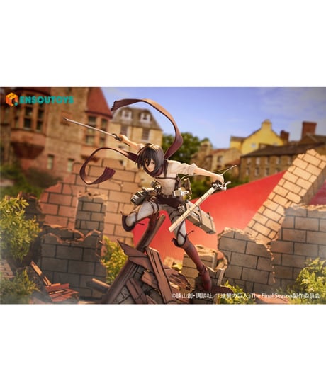【予約】進撃の巨人 ミカサ・アッカーマン 1/7 完成品フィギュア 特典版　［ENSOUTOYS］