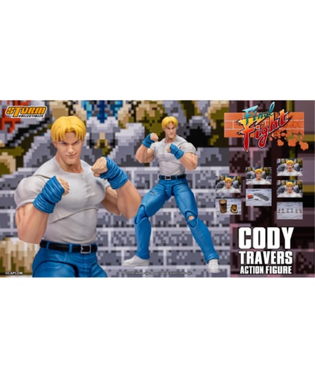 【予約】ファイナルファイト アクションフィギュア コーディー・トラバース　［ストームコレクティブルズ］