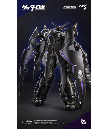 C&A Global Ltd. × CCSTOYS ARTIFACT-Xシリーズ ブラックゲッター 合金可動フィギュア　［CCSTOYS］