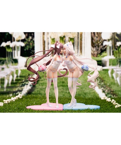 ネコぱら ショコラ＆バニラ エデンの夢ver.　1/7スケールフィギュア　PVC＆ABS製塗装済み完成品