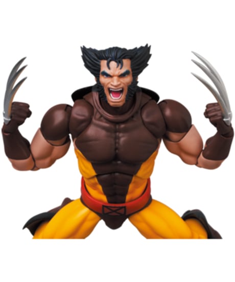 【送料無料】マフェックス No.138 MAFEX WOLVERINE （BROWN COMIC Ver.）　［メディコム・トイ］