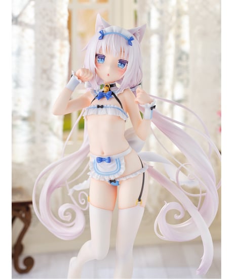 【予約】ネコぱら バニラ マイクロビキニメイド-DX Edition-　1/5.5　塗装済み完成品　［オーキッドシード］