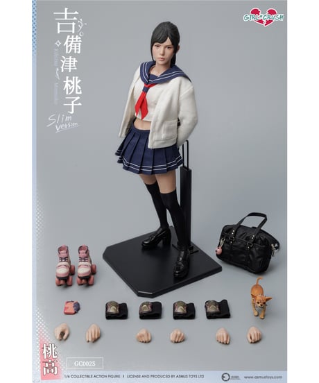 【予約】アスモストイズ 1/6 ガールクラッシュ 吉備津桃子（きびつ ももこ）スリム版　［アスモストイズ］