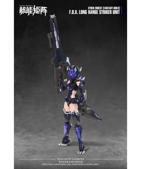 NUKE MATRIX　FANTASY GIRLS 第一弾 1/12 F.O.X Long Range Striker Unit プラモデル