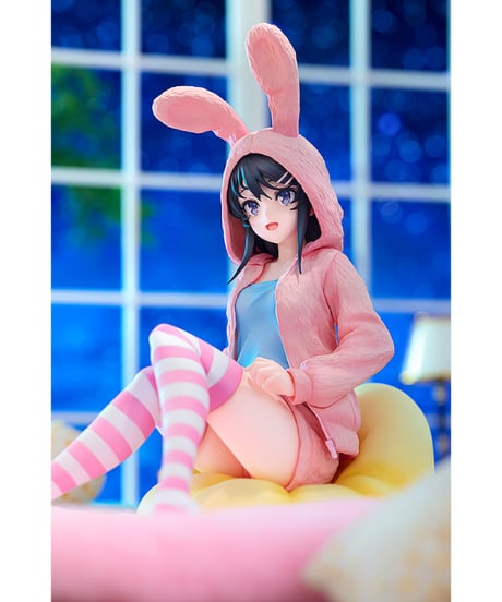 桜島麻衣 フード☆るっく うさみみver.popular edition　青春ブタ野郎はランドセルガールの夢を見ない　1/7スケール　塗装済み完成品