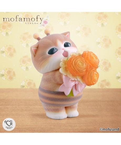 【送料無料】mofamofy mofusand はちにゃん　フィギュア　［バンダイ］