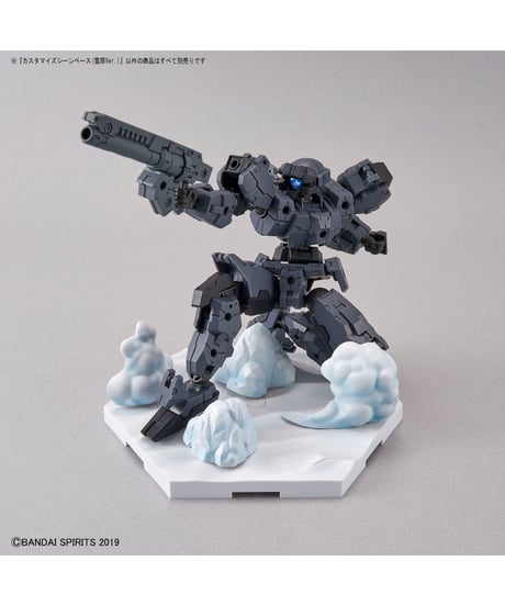 30MM カスタマイズシーンベース(雪原Ver.)　プラモデル　［バンダイ］