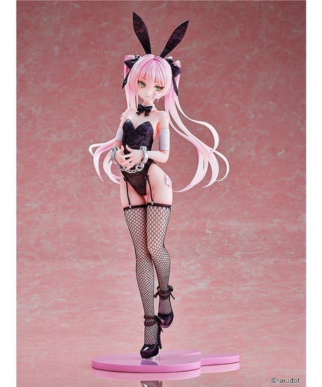 【予約】ハツネ バニーガールVer. 限定版【タペストリー外付】　1/6スケール　塗装済み完成品　illustration by rurudo　[回天堂]