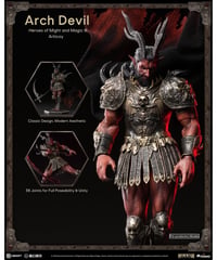【予約】ヒーローズ・オブ・マイト・アンド・マジック III 1/12 アクションフィギュア アークデビル デラックス版　［ストームコレクティブルズ］