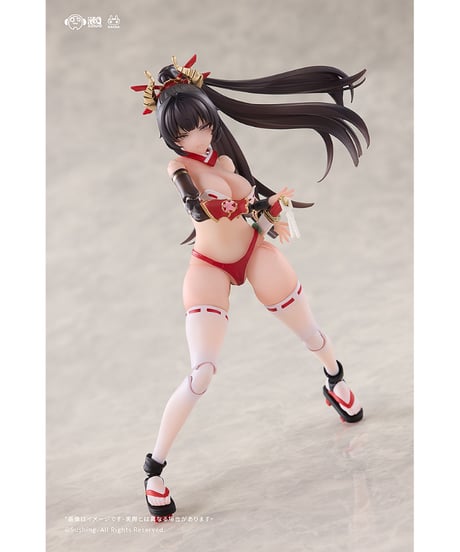 【予約】上藤櫻 1/12 可動フィギュア　戦闘巫女　[溯行Sushing]
