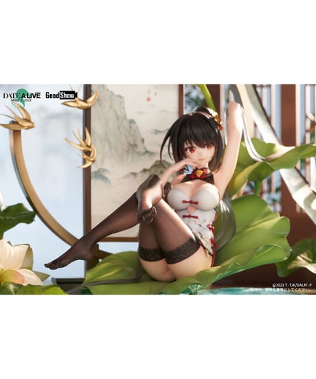デート・ア・ライブ：精霊再臨 時崎狂三 墨色チャイナドレスVer.　PVC＆ABS製塗装済み完成品 　1/7スケールフィギュア