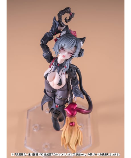 見習魔女・星川猫猫 1/12 完成品アクションフィギュア 黒髪Ver.　[次元具象(EXSSRION)]
