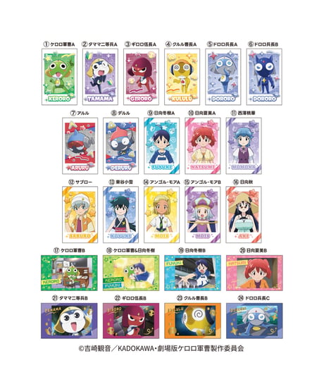 【予約】【送料無料】キャラポトレケロロ軍曹　10個入1BOX 　［ハート］