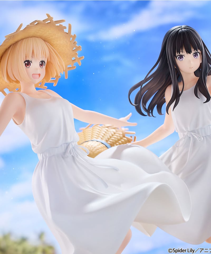 リコリス・リコイル 井ノ上たきな 白ワンピースVer. 1/7 塗装済み完成