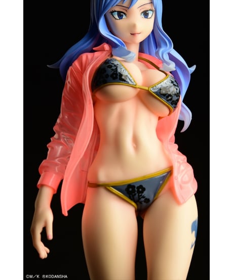 FAIRY TAIL　ジュビア・ロクサーGravure_Style『黒ビキニ！！』濡れ透けワイシャツSP　1/6スケール 完成品フィギュア