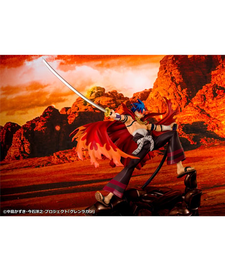 『天元突破グレンラガン』スケールフィギュア「カミナ＆グレン」　塗装済完成品フィギュア　[ＰＲＯＯＦ]