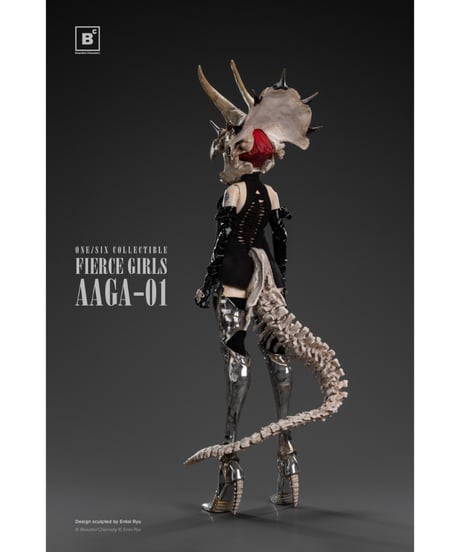 Beautiful Chemistry 1/6 Fierce Girls Series BONE GIRL/ TRICERATOPS