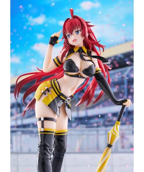 1/3.5スケールフィギュア ハイスクールD×D HERO リアス・グレモリー レースクィーンver.　塗装済み完成品フィギュア　［GOLDENHEAD PLUS］