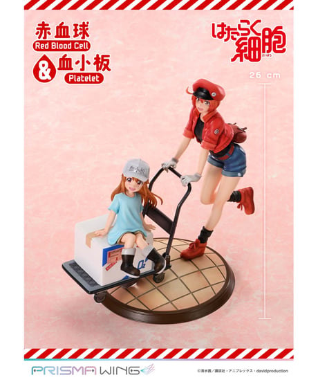 【予約】PRISMA WINGはたらく細胞!! 赤血球＆血小板 Non Scale 完成品フィギュア　［プライム１スタジオ］
