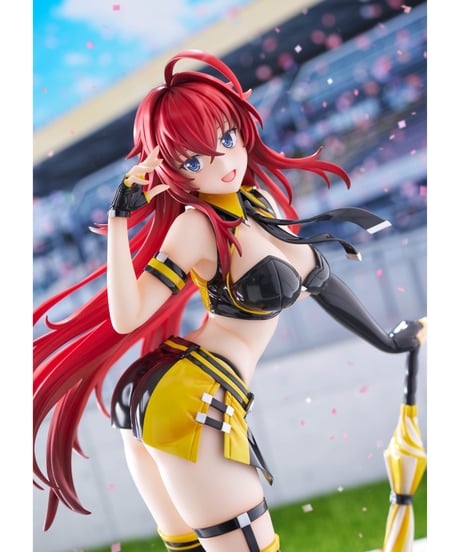 1/3.5スケールフィギュア ハイスクールD×D HERO リアス・グレモリー レースクィーンver.　塗装済み完成品フィギュア　［GOLDENHEAD PLUS］