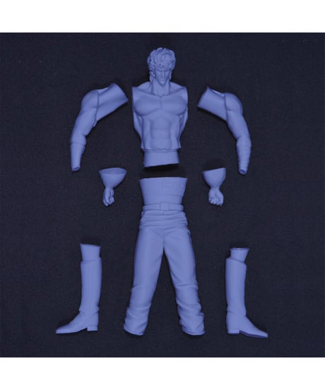 北斗の拳　ケンシロウ　１/8ソフビキット復刻版