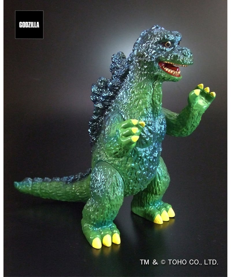 復刻版ポピー グレートザウルス ゴジラ ソフビ グリーン ver キングザウルス 予約】復刻版ポピーグレートザウルス ゴジラ（クリアVer