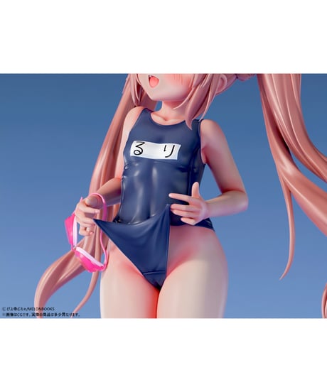 ぴよ寺むちゃ「るりちゃん」すくみずきゅっver. 1/5スケール塗装済み完成品フィギュア