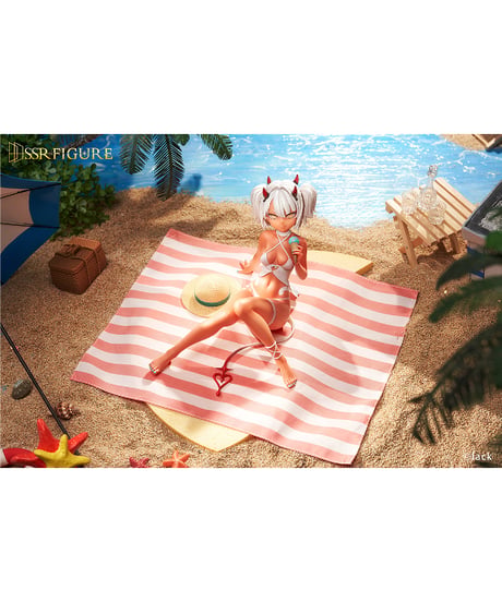 【予約】SSR FIGURE カフェインちゃん 夏Ver. 1/7 完成品フィギュア　[SSR FIGURE]